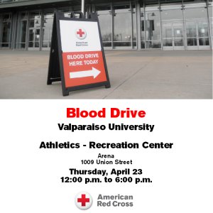 Blood Drive Information Poster