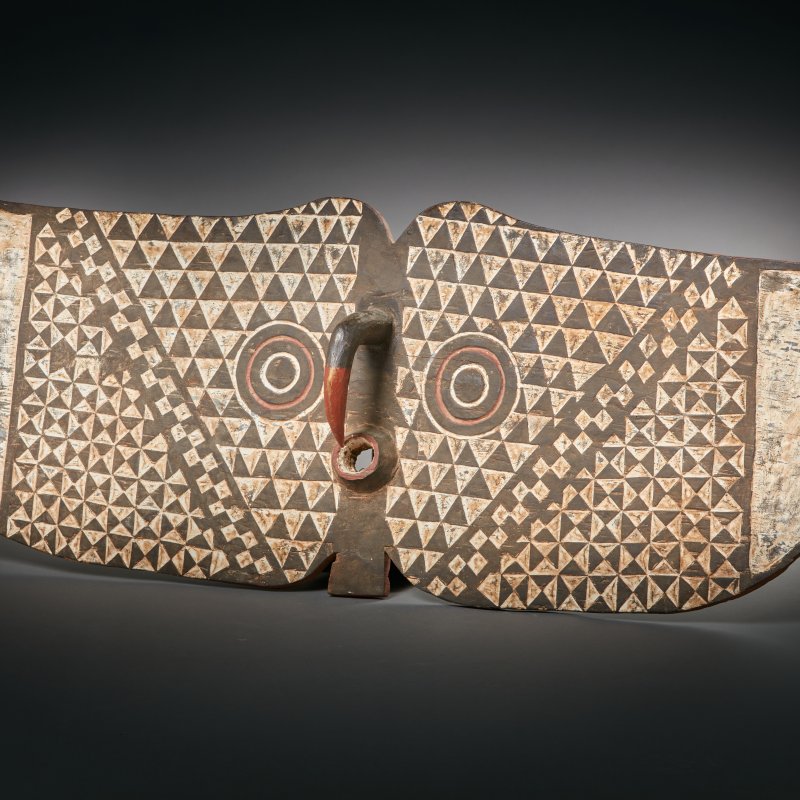 Horizontal Plank Ceremonial Dance Mask