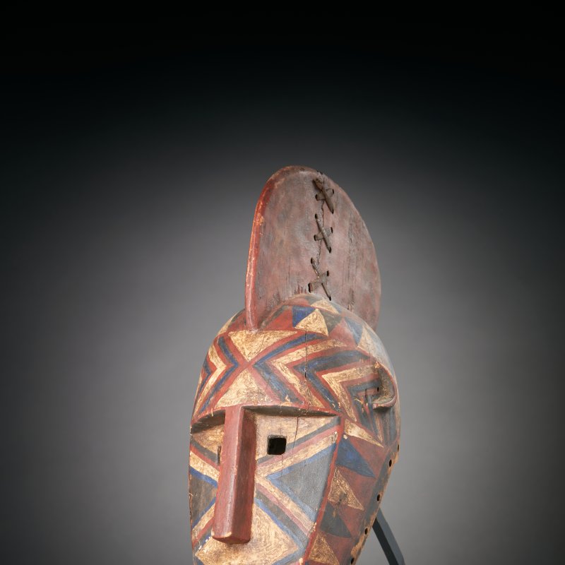 Niadale-Bolo Crested Helmet Ceremonial Dance Mask