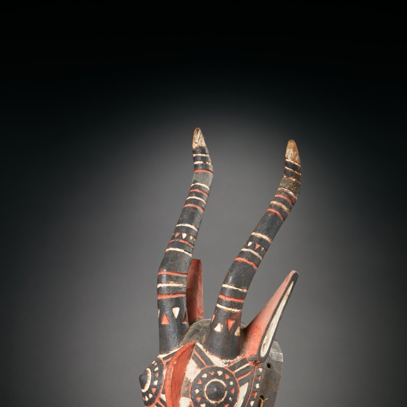 Ram or Antelope Ceremonial Dance Mask