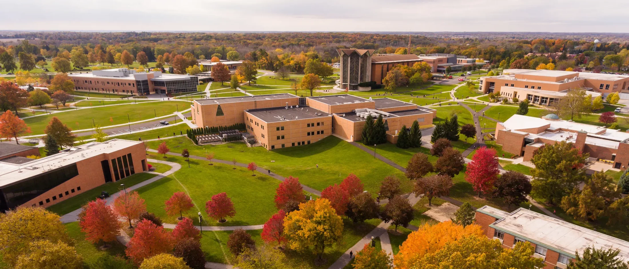 Campus in the fall