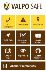 Valpo Safe App